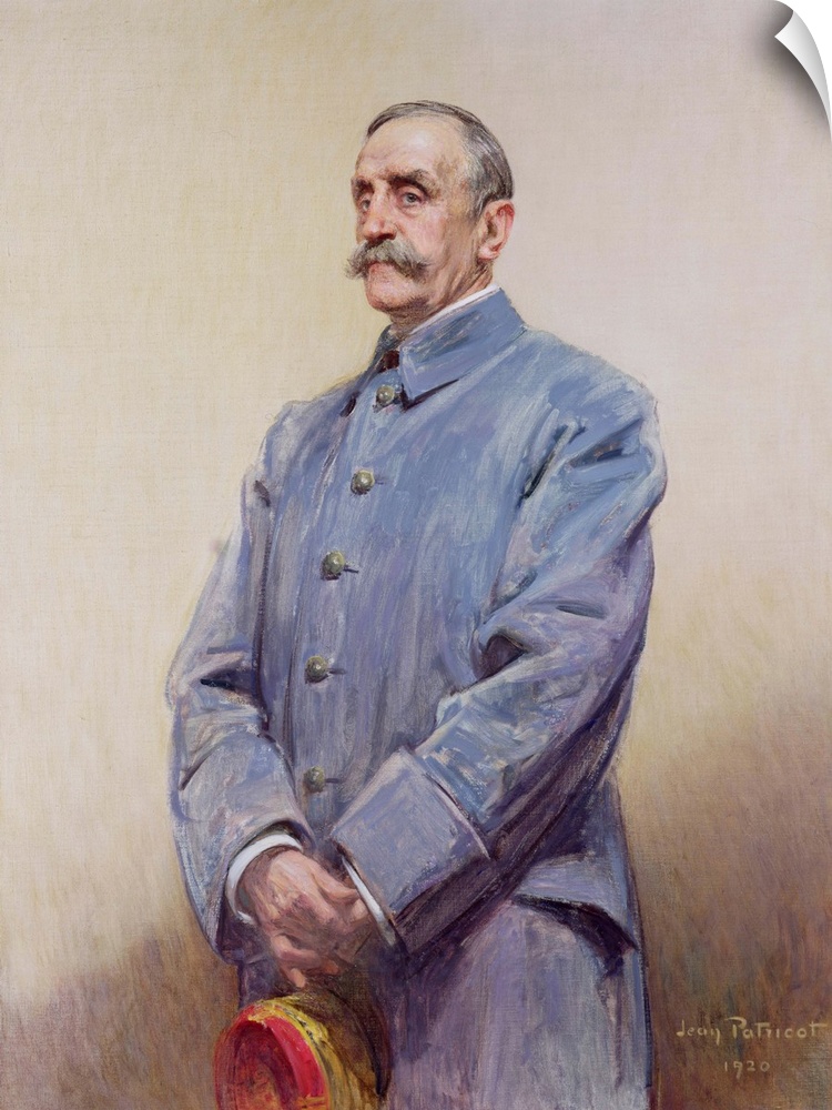 XIR27923 Portrait of Marshal Ferdinand Foch (1851-1929) 1920 (oil on canvas)  by Patricot, Jean (1865-1928); 130x97 cm; Ch...