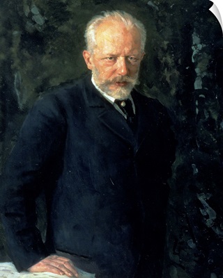 Portrait of Piotr Ilyich Tchaikovsky (1840-93), Russian composer, 1893
