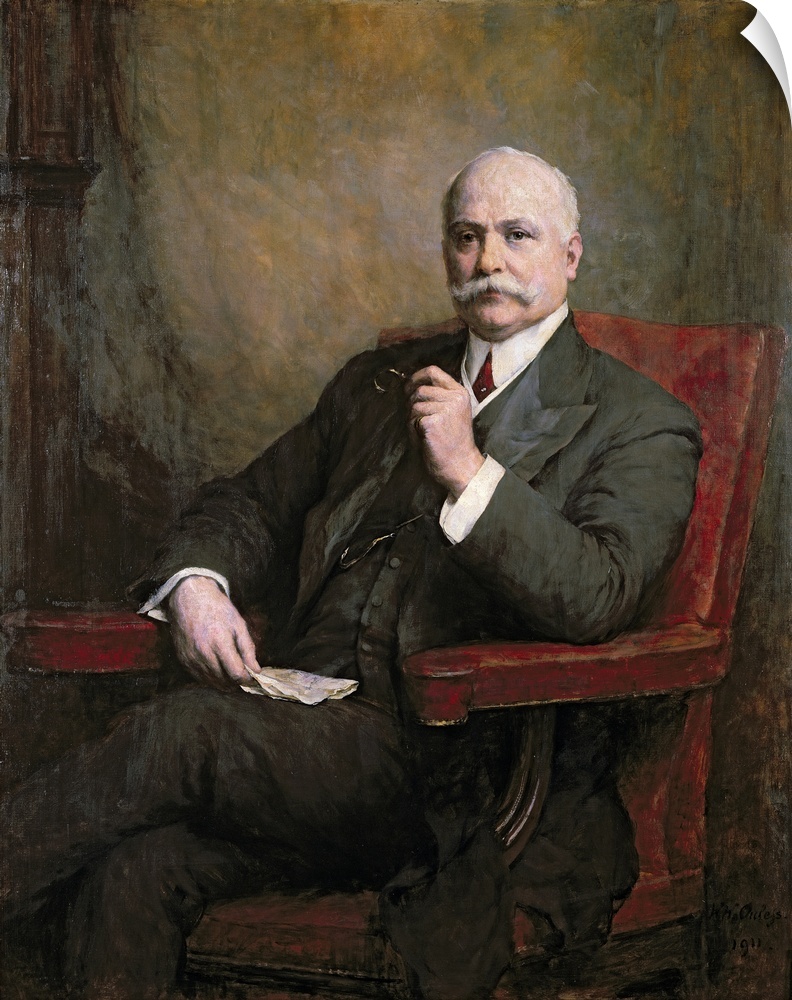 XCF267493 Portrait of Sir Edward Hopkinson Holden (1848-1919) First Baronet 1911 (oil on canvas)  by Ouless, Walter Willia...