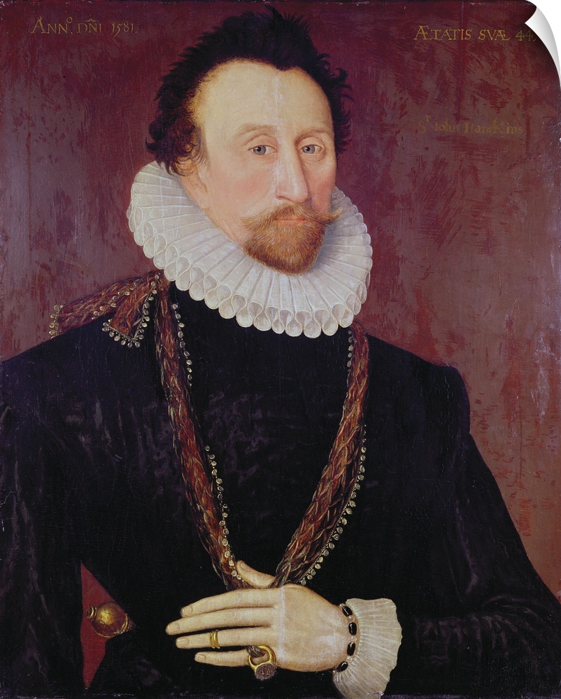 Portrait of Sir John Hawkins (1532-95) 1581