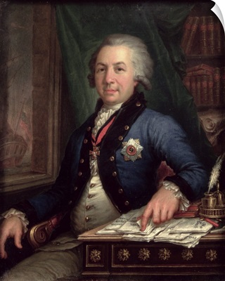 Portrait of the Russian poet Gavril Derzhavin, 1795