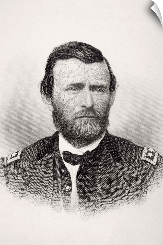 Ulysses S. Grant 1822 to 1885. Union general in American Civil War and 18th president of the United States 1869 to 1877.