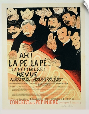 poster advertising 'Chauffons, Chauffons', a Pepiniere Concert, 1898