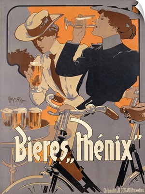 Poster advertising Phenix beer, c.1899