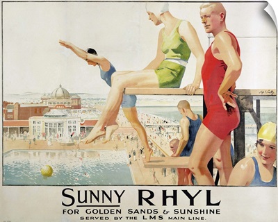 Poster advertising Sunny Rhyl