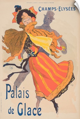 Poster Advertising The Palais De Glace, Champs Elysees