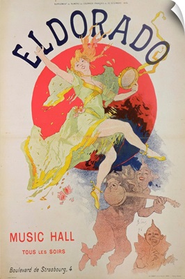Poster for El Dorado by Jules Cheret (1836-1932)