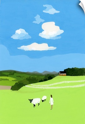 Prairie And Sheep