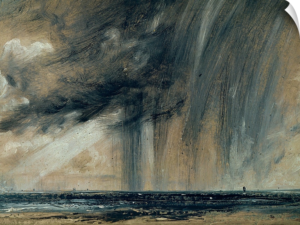 Credit: Rainstorm over the Sea, c.1824-28 (oil on paper laid on canvas) by John Constable (1776-1837)Royal Academy of Arts...