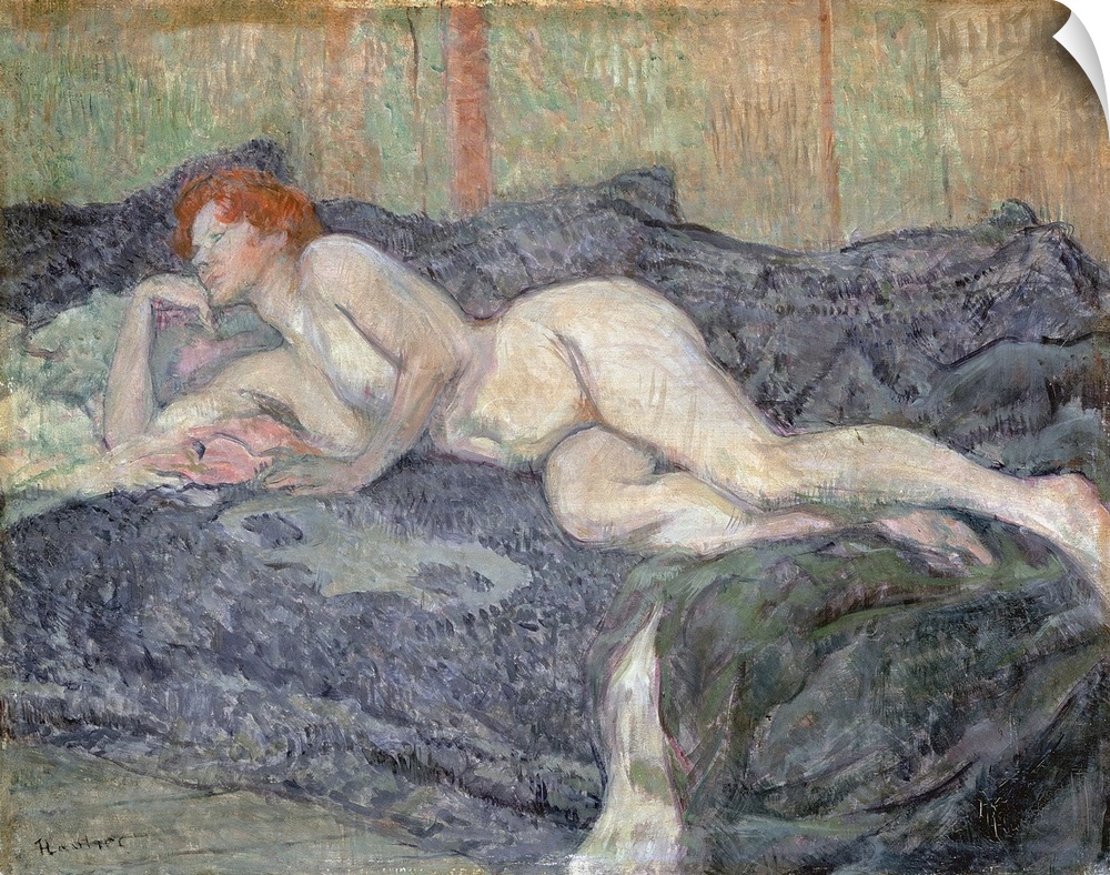 Reclining Nude, 1897 (Originally oil on panel)