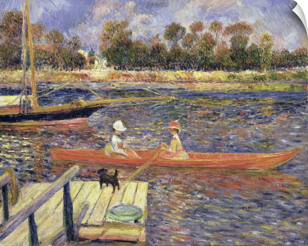Red Boat, Argenteuil, 1888 (Originally oil on canvas)