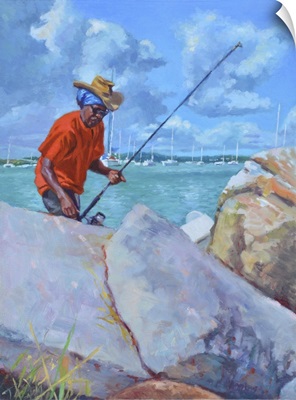 Red Fisherman, 2019