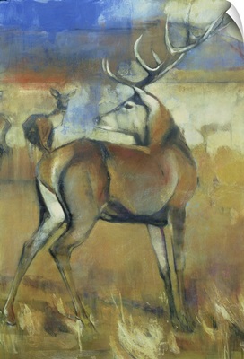 Red Stag, Detail From Gathering Deer, 1998