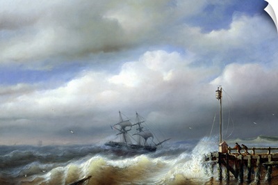 Rough Sea in Stormy Weather, 1846