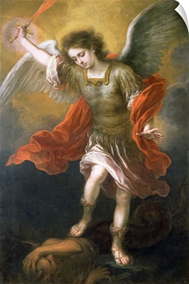 Saint Michael banishes the devil to the abyss, 1665/68