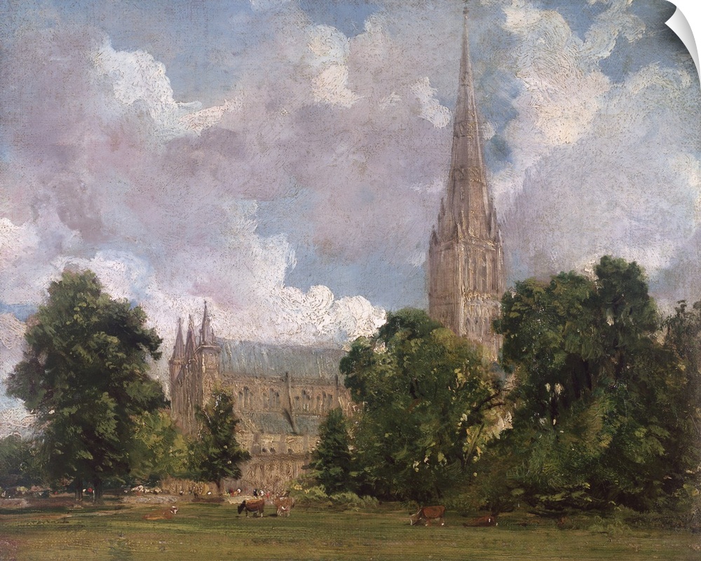 SC32008 Credit: Salisbury Cathedral from the south west by John Constable (1776-1837)Victoria