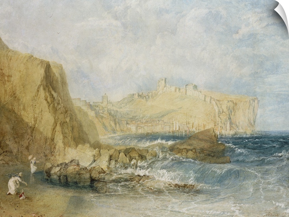 AGN49556 Credit: Scarborough by Joseph Mallord William Turner (1775-1851)Private Collection/ Photo A Agnew's, London, UK/ ...