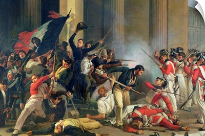 Scene of the 1830 Revolution at the Louvre
