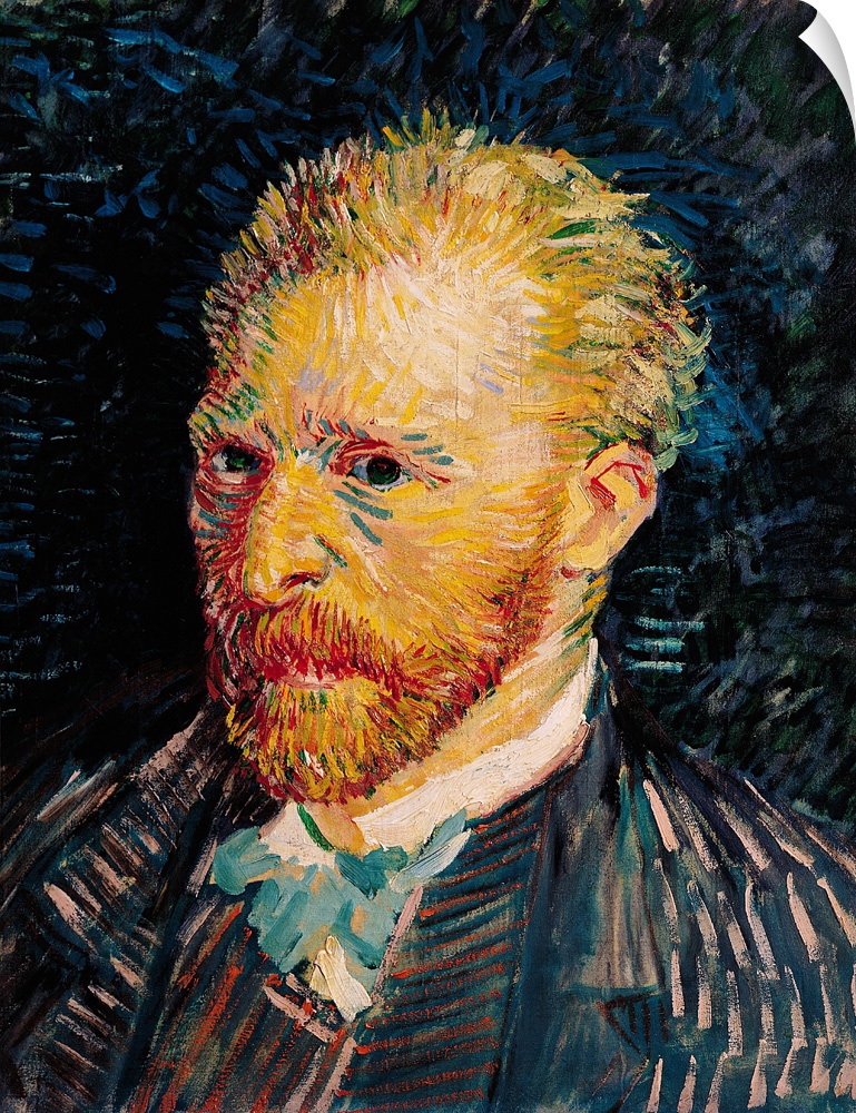 XIR33846 Self Portrait, 1887 (oil on canvas)  by Gogh, Vincent van (1853-90); 44.1x35.1 cm; Musee d'Orsay, Paris, France; ...