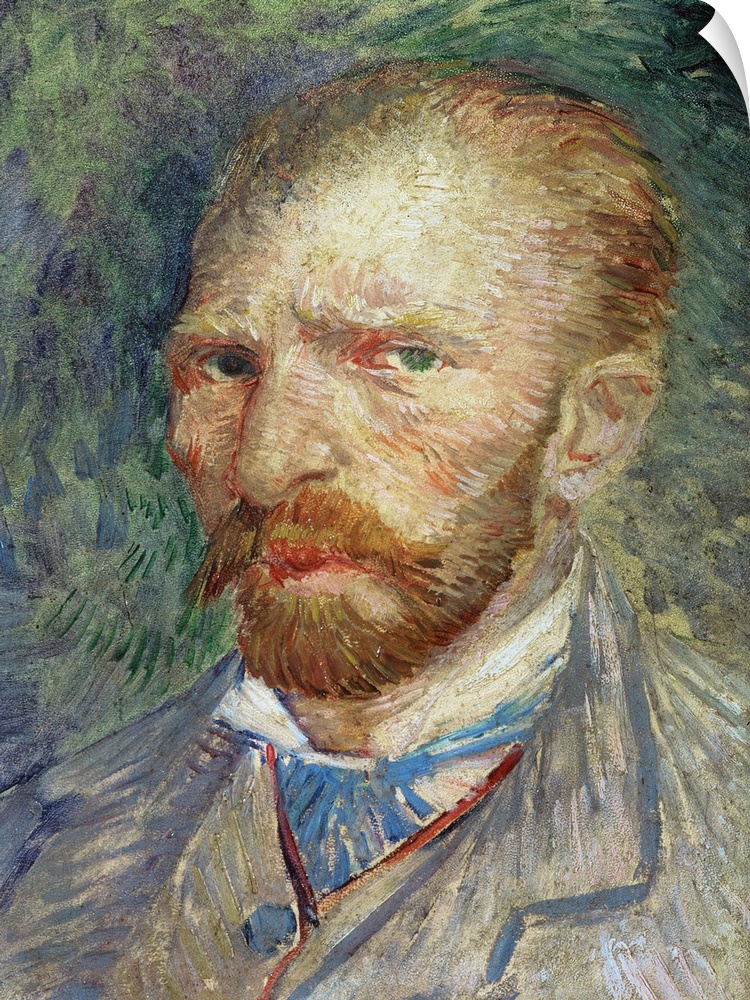 BAL6701 Self Portrait, 1887 (oil on paper)  by Gogh, Vincent van (1853-90); 32x23 cm; Rijksmuseum Kroller-Muller, Otterlo,...