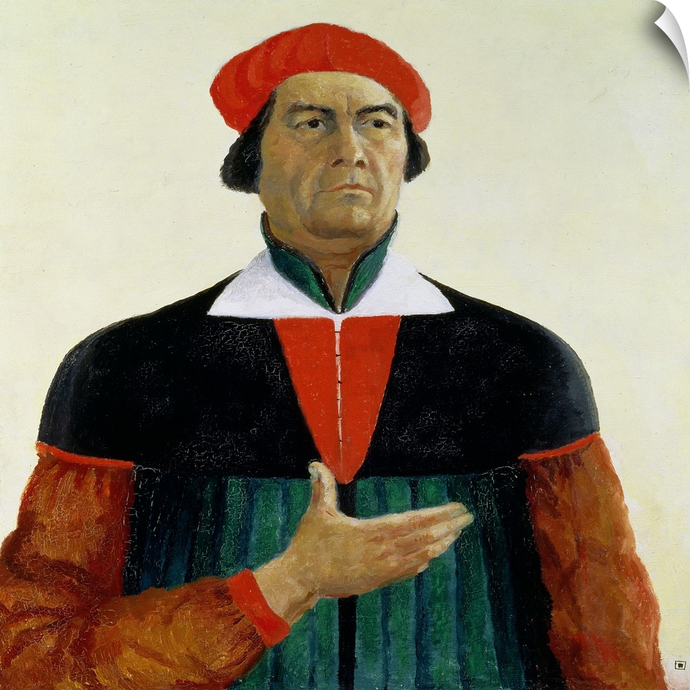Self Portrait as an Artist, 1933 (originally oil on canvas) by Malevich, Kazimir Severinovich (1878-1935).