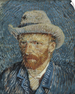 Self Portrait With Felt Hat, 1887-88