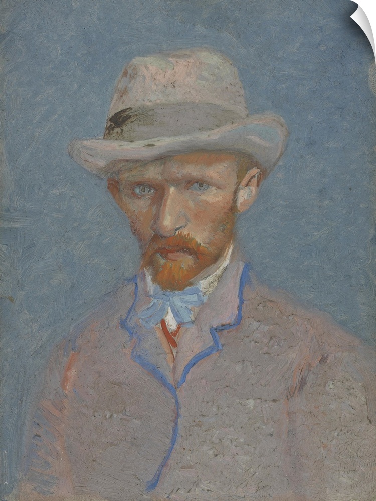 Self-Portrait With Gray Felt Hat, 1887