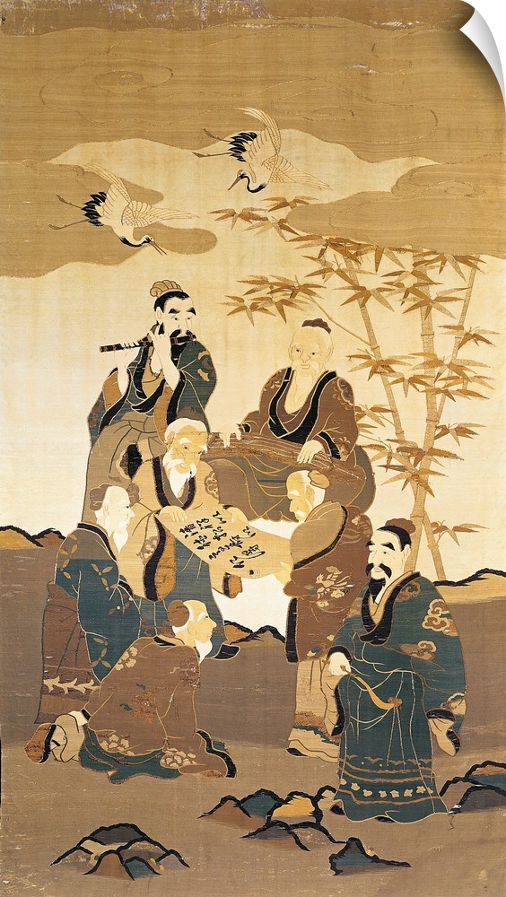 les sept sages de la foret de bambou;