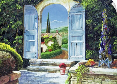 Shuttered Doorway, Volterra, Italy, 1999
