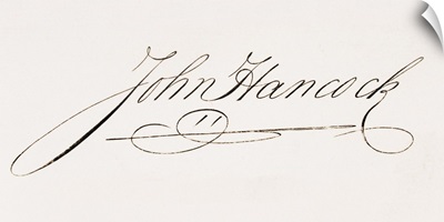 Signature of John Hancock