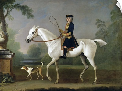 Sir Roger Burgoyne Riding Badger, 1740