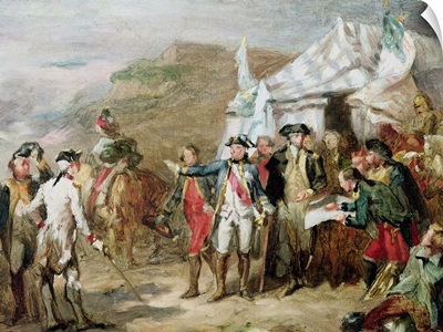 Sketch for the Battle of Yorktown, 1st to 17th October 1781, c.1836