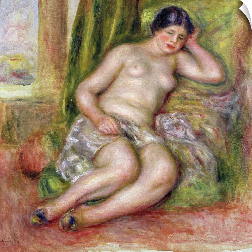 Originally oil on canvas. By Renoir, Pierre Auguste (1841-1919).