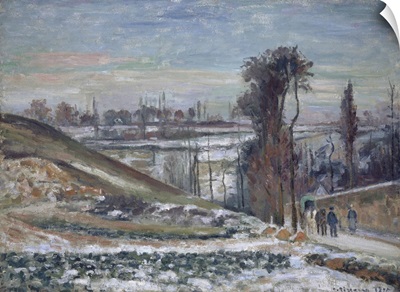 Snowy Landscape Near l'Hermitage, 1875