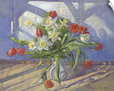Spring Flowers with Window Reflections, 1994