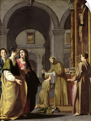 St. Clare Receiving the Veil from St. Francis of Assisi