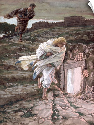 St. Peter and St. John Run to the Tomb, illustration for The Life of Christ, c.1886-94