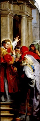 St. Stephen Preaching, from the Triptych of St. Stephen