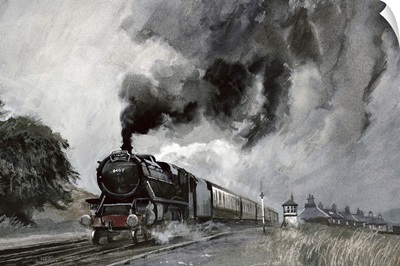 Steam Train at Garsdale, Cumbria