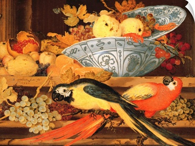 Still Life with Fruit and Macaws, 1622