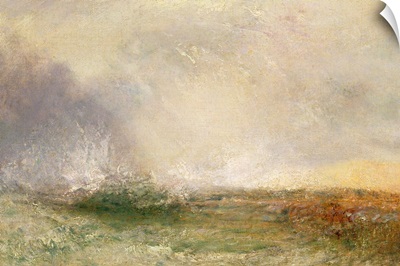 Stormy Sea Breaking on a Shore, 1840-5
