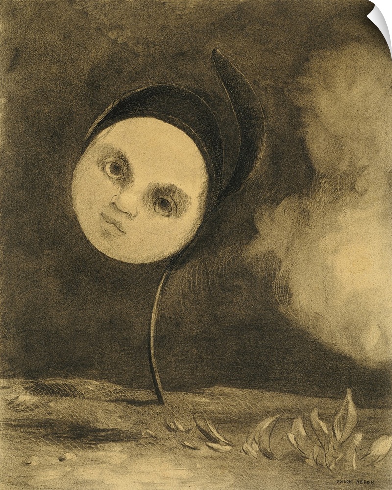 Strange Flower, Little Sister of the Poor, 1880, various charcoals, with touches of black chalk and black conte crayon, st...