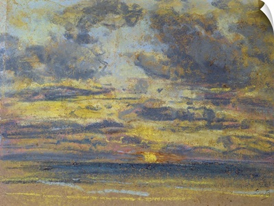 Study of the Sky with Setting Sun, c.1862-70