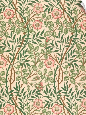 'Sweet Briar' design for wallpaper