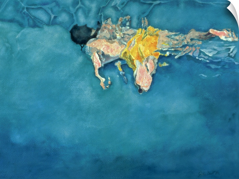 Swimmer in Yellow, 1990
