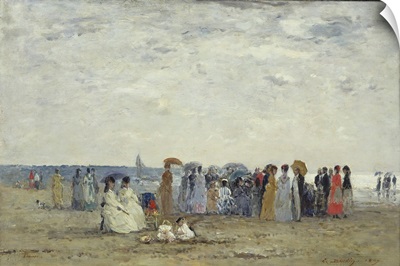 Swimmers On Trouville Beach, 1869