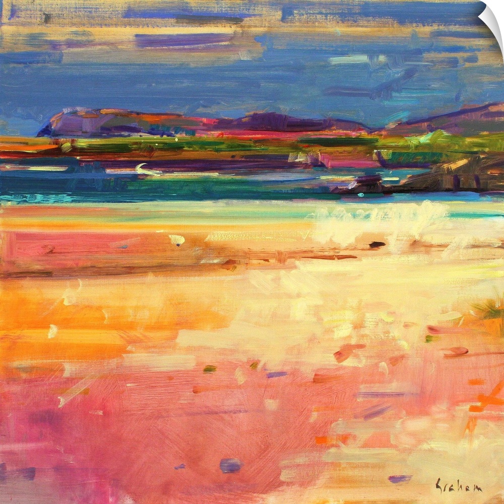 Tangusdale, Barra, 2012, originally oil on canvas.
