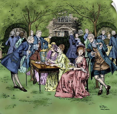 Tea Party In Colonial New England