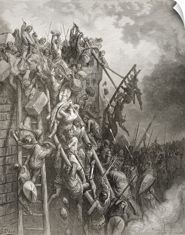 The army of Priest Volkmar and Count Emicio (aka Count Emich of Leisingen) attack Merseburg.
