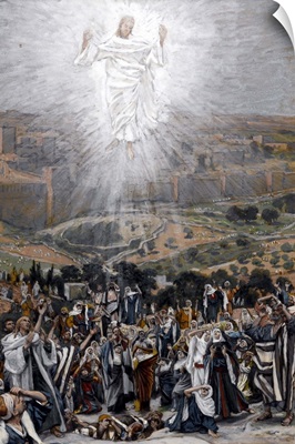The Ascension from the Mount of Olives, illustration for The Life of Christ